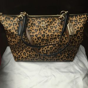 Coach Ava Tote Wild Heart Handbag